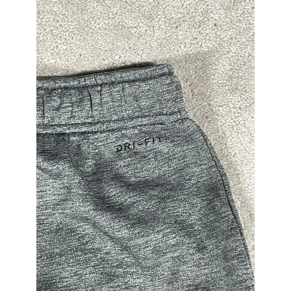 Nike Sweatpants Men's S Gray Heather Dri Fit 100% Polyester Workout Straight Leg - Picture 5 of 8